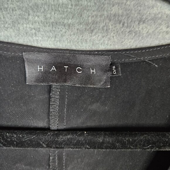 HATCH Women's Black V-neck Maternity Slouch Dress One size - Picture 8 of 8